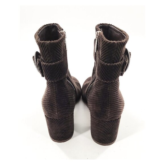 GIANVITO ROSSI Lucas Corduroy Ankle Bootie - Picture 10 of 14